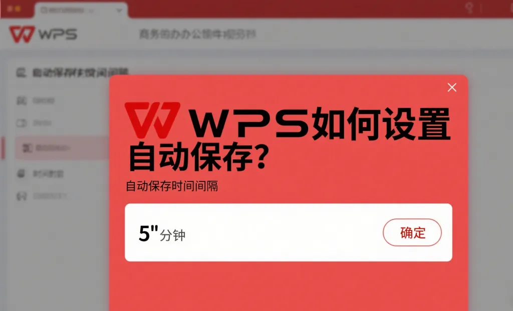 如何开启 WPS 文档自动保存？